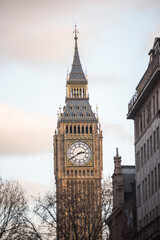 Fototapeta na wymiar Big Ben (Elizabeth Tower), Houses of Parliament, Westminster, London, England