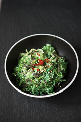 Wakame Algae Salad with chilli and sesame seeds