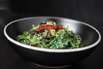 Close up of Algae Salad