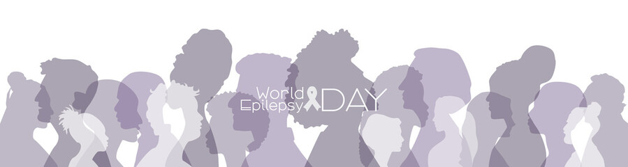 World Epilepsy Day banner. Flat vector illustration.