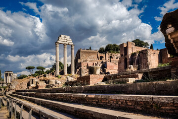 forum romanum, rome, italy