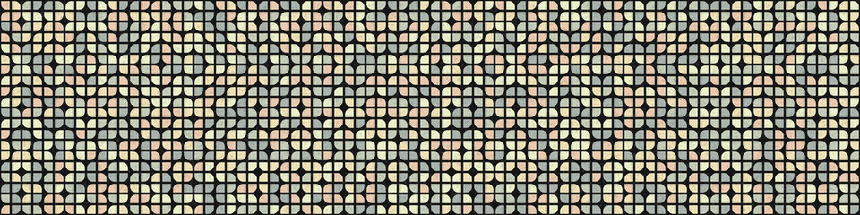 Fototapeta premium Abstract Geometric Pattern generative computational art illustration