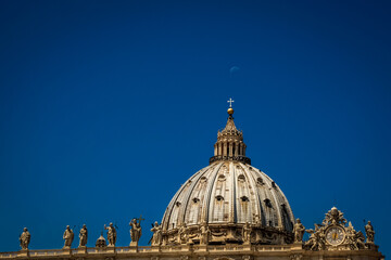 the dome of st. St. Peter's Basilica in Rome