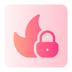 firewall gradient icon