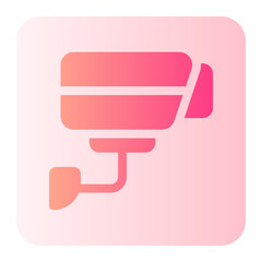 security camera gradient icon