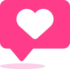 pink heart icon