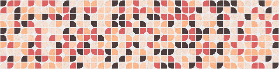 Fototapeta premium Abstract Geometric Pattern generative computational art illustration