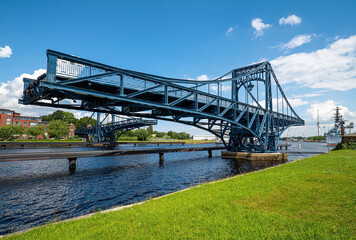 Fototapeta premium Wilhelmshaven (Nordsee), Kaiser-Wilhelm-Brücke