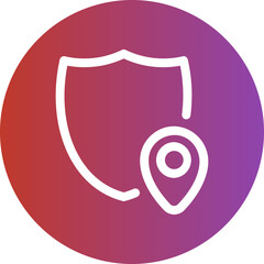 location gradient icon