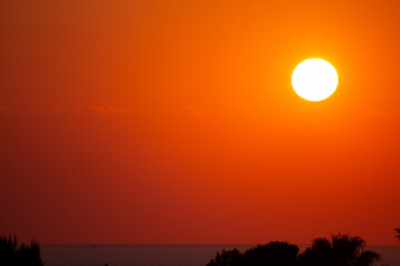 Couché de soleil sur Marseille
