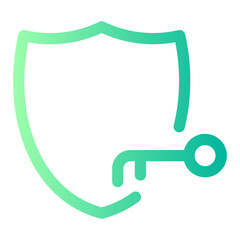 key gradient icon