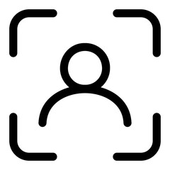 user images line icon