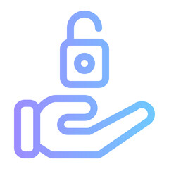 protection gradient icon