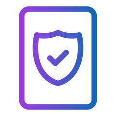 security gradient icon