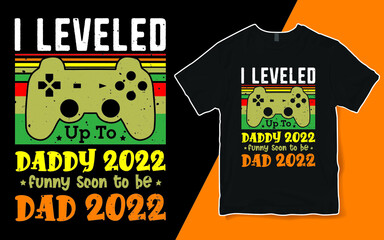 Funny Dad 2022 Gaming T-shirt