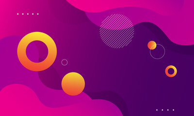 Colorful geometric background. Liquid color background design. Fluid shapes composition. Eps10 vector