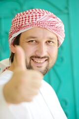 Lifestyle posing middle eastern man , high quality photo