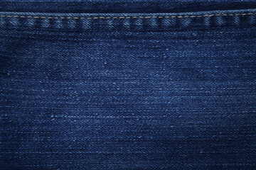 Luxury blue jeans fabric texture background