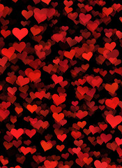 valentine background with hearts. red heart's background.
