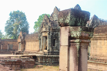 Ancient Stone Temple  in Angkor Wat