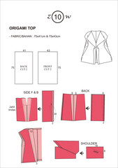 origami top