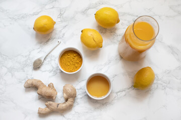 Ginger and turmeric DIY Shot