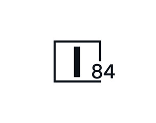 I84, 84I Initial letter logo