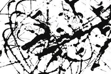 hand drawn black and white ink lines texture background