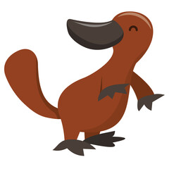Cartoon platypus