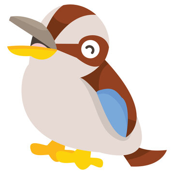 Cartoon Kookaburra Bird