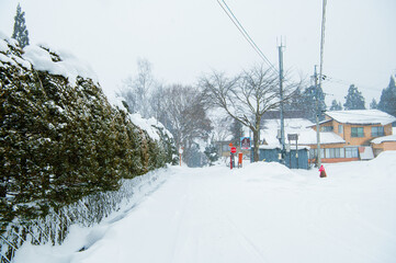 冬の町