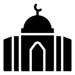mosque vector islamic icon for your design