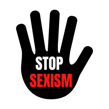 Stop sexism symbol icon