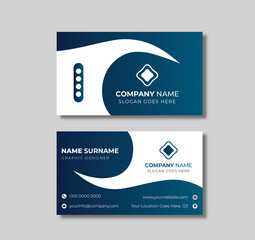 Abstract Creative colorful professional and designer business card