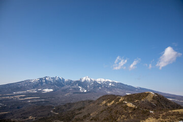 clouds over the mountains