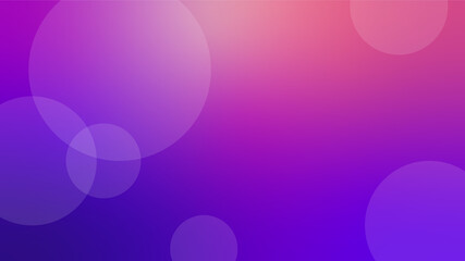Abstract pink violet gradient background with bokeh