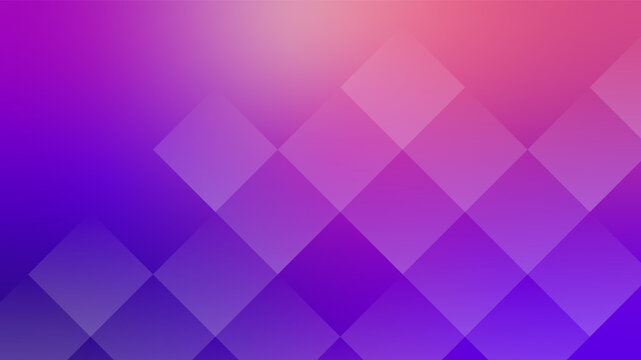 Abstract pink purple gradient background with rombs
