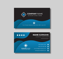 Abstract Creative colorful professional and designer business card
