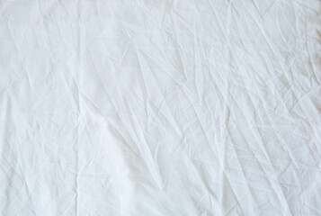 Naklejka na ściany i meble texture of white cotton fabric