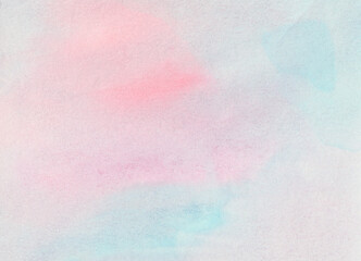 Pink blue color abstract watercolor background