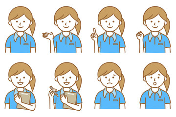 人 ポロシャツ  イラスト AI 素材 ベクター