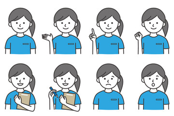 人 半袖  イラスト AI 素材 ベクター