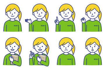 人 長袖  イラスト AI 素材 ベクター