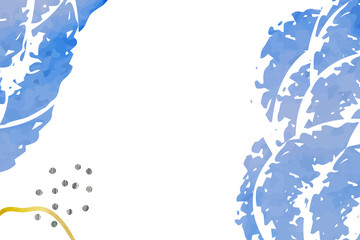 abstract textured blue vector background with empty space