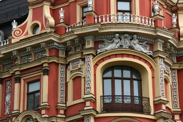 Fototapeta premium Kiev architecture in Ukraine