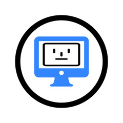 Mac macintosh or vintage computer icon