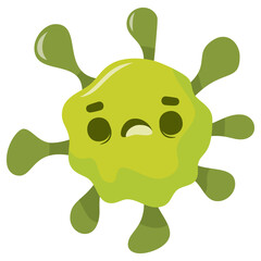 Cartoon Virus Germ