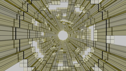 デジタルなトンネルのイメージ