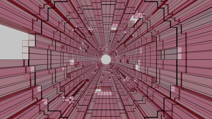 デジタルなトンネルのイメージ