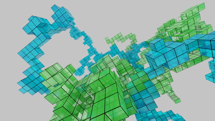 抽象的なブロックの背景